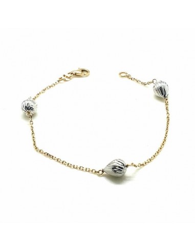 Βραχιόλι Χρυσό 14Κ Δίχρωμο