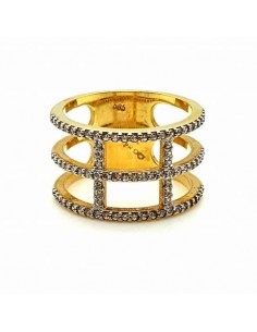 Δαχτυλίδι 14Κ Κίτρινο Χρυσό με Ζιργκόν