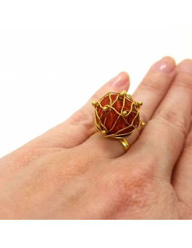 Δαχτυλίδι σε χρυσό 18 καρατίων με Κοράλλι