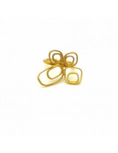 Δαχτυλίδι χειροποίητο σε χρυσό 18 καράτια με σχέδιο πεταλούδα
