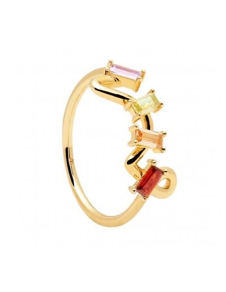 Δαχτυλίδι ασημένιο 925 με ζιργκόν PDPAOLA Zaza collection