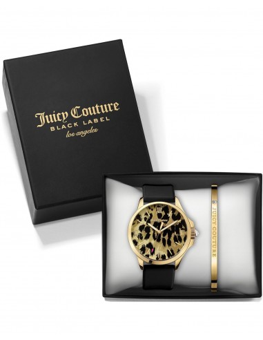 Juicy COUTURE Jetsetter Black Rubber Strap Gift Set