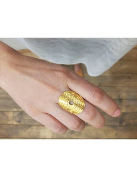 Δαχτυλίδι σε ασήμι 925 "Labyrinth Collection'