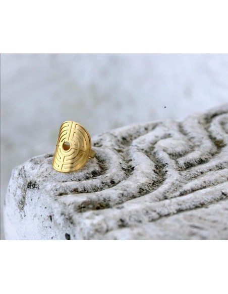 Δαχτυλίδι σε ασήμι 925 "Labyrinth Collection'