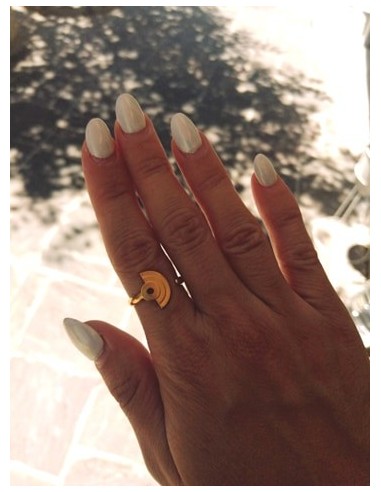 Δαχτυλίδι σε ασήμι 925 επιχρυσωμένο