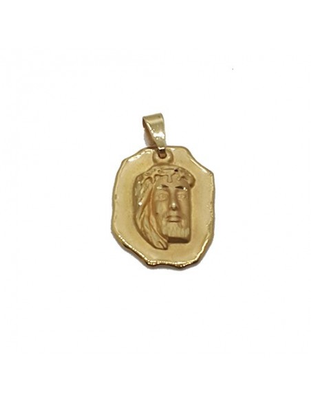 Φυλακτό Ιησούς σε χρυσό 9 καρατίων με διαμαντάρισμα