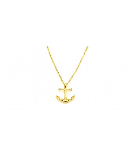 Διπλό κολιέ σε χρυσό Κ14 με ρόμβους