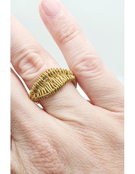 Δαχτυλίδι χειροποίητο σε χρυσό 18 καράτια