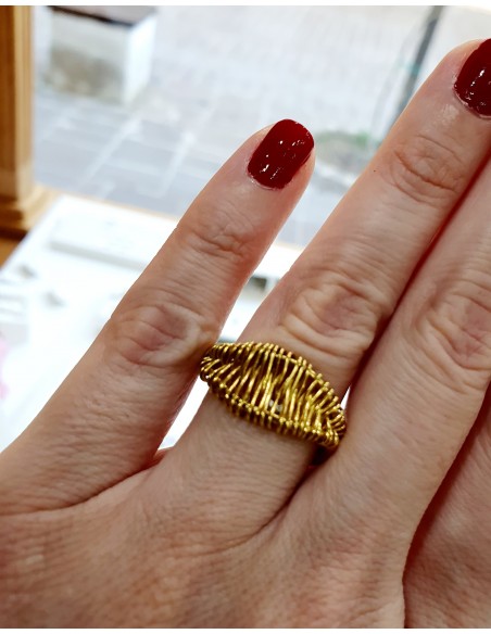 Δαχτυλίδι χειροποίητο σε χρυσό 18 καράτια