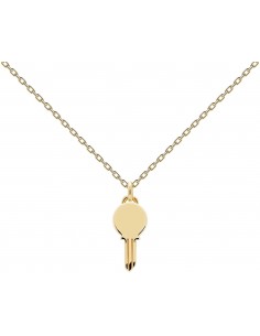 Κολιέ κλειδί σε ασήμι 925 - Eternum gold necklace