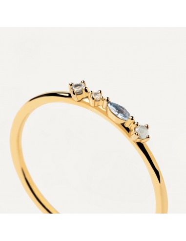 Δαχτυλίδι PDPaola Midnight Blue  επιχρυσωμένο ασήμι 925