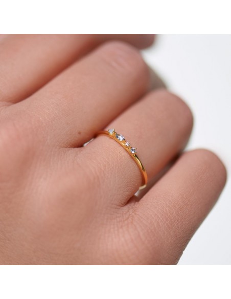 Δαχτυλίδι PDPaola Midnight Blue  επιχρυσωμένο ασήμι 925