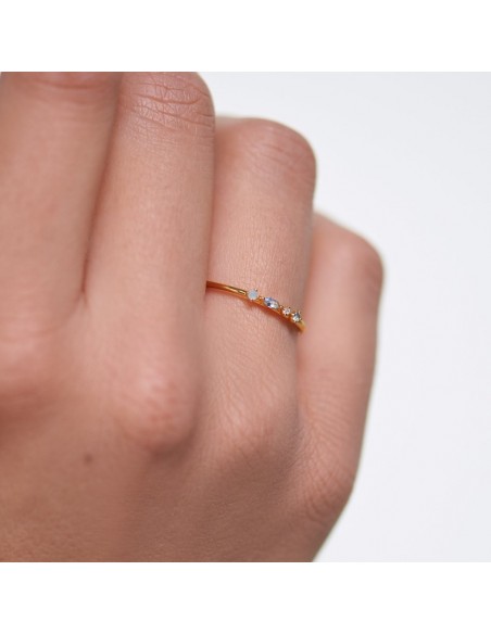 Δαχτυλίδι PDPaola Midnight Blue  επιχρυσωμένο ασήμι 925