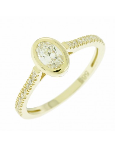 Δαχτυλίδι σε χρυσό 14 καρατίων με ζιργκόν πέτρες