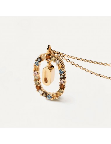 Κολιέ μονόγραμμα O  ασήμι 925 PDpaola