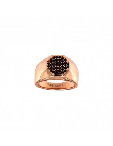 Δαχτυλίδι Jools με ρόζ επιχρύσωμα Ασημένιο 925ο