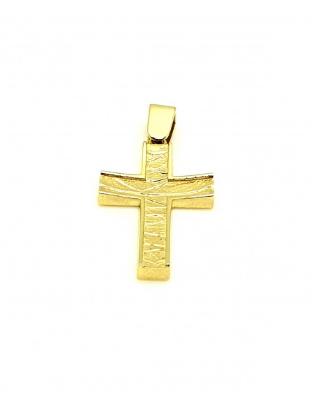Σταυρός Κίτρινο Χρυσό 14Κ