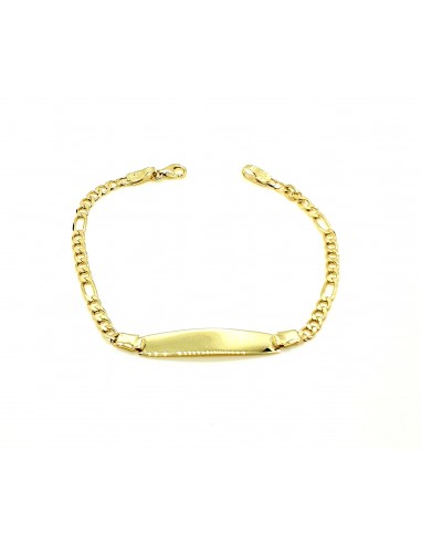 Παιδική ταυτότητα σε χρυσό 9 καρατίων με μάτι και άπειρο