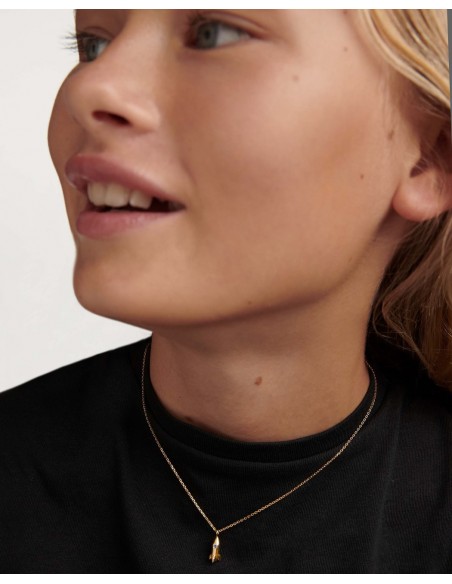 Κολιέ σε ασήμι 925 -PdPaola  ταξίδι SATURN GOLD