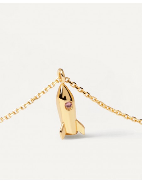 Κολιέ σε ασήμι 925 -PdPaola  ταξίδι SATURN GOLD