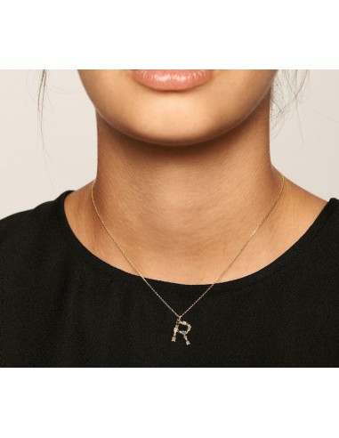 Κολιέ ασημένιο μονόγραμμα Ο - I am collection