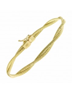 Βραχιόλι σε χρυσό 14 καρατίων με κρίκους λουστρέ