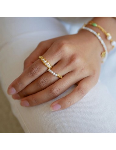 Δαχτυλίδι σε ασήμι 925 με μαργαριταρι Enamel Copenhagen AILANA