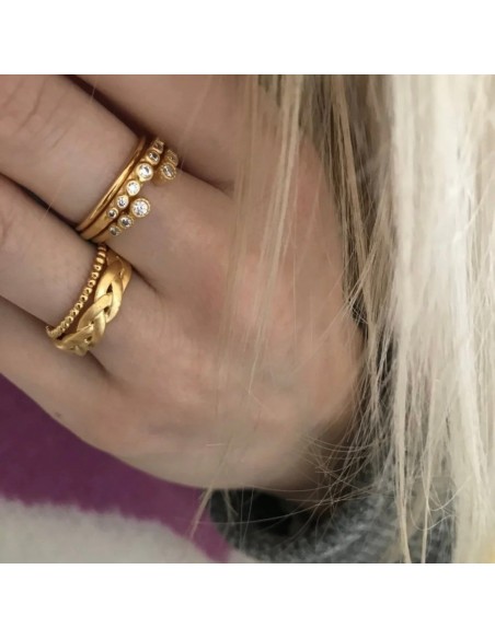 Δαχτυλίδι σε ασήμι 925 Enamel Copenhagen Romance